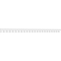 Ekena Millwork Matthews Architectural Grade PVC Dentil Trim, 4"H x 1"P x 92"L DENP04MAT00